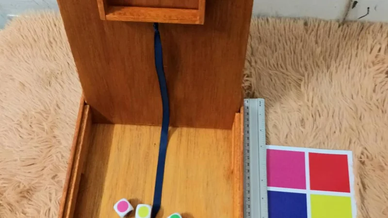 Traditional Philippine perya color dice game board