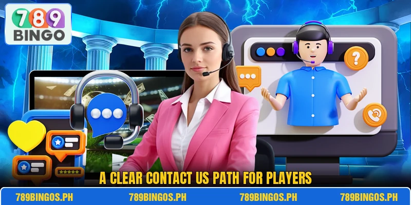A clear contact us path for players