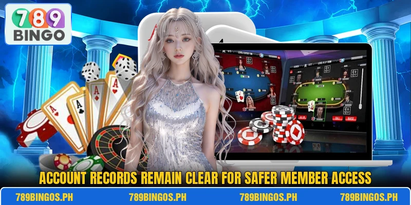Account records remain clear for safer member access