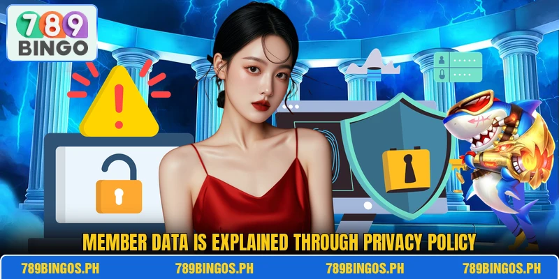 Member data is explained through privacy policy