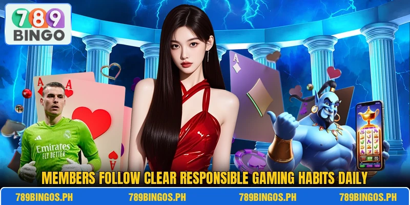 Members follow clear responsible gaming habits daily