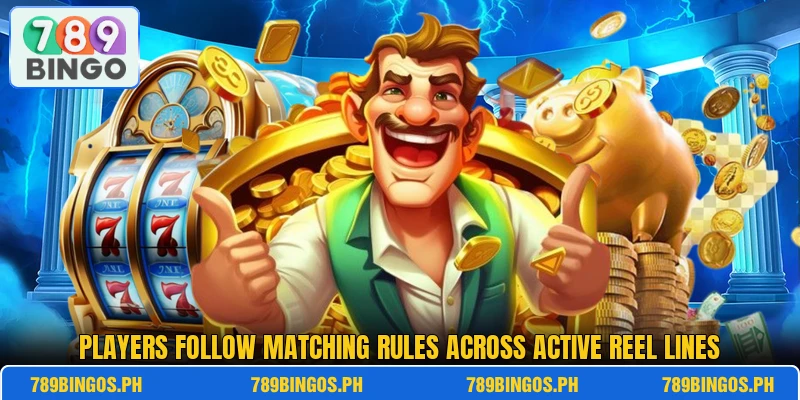 Players follow matching rules across active reel lines