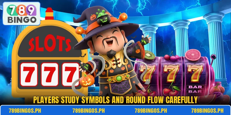 Players study symbols and round flow carefully