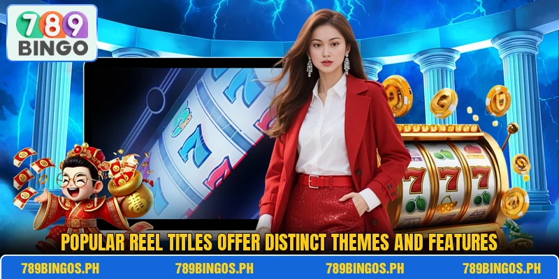 Popular reel titles offer distinct themes and features Popular reel titles offer distinct themes and features