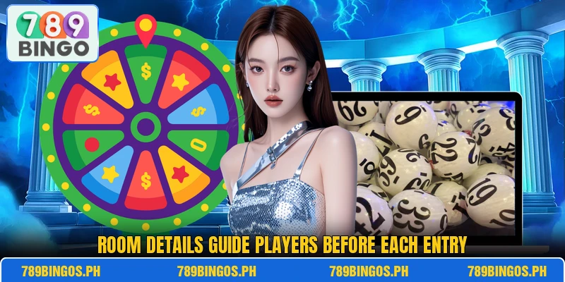 Room details guide players before each entry Room details guide players before each entry