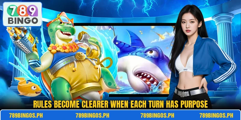 Rules become clearer when each turn has purpose