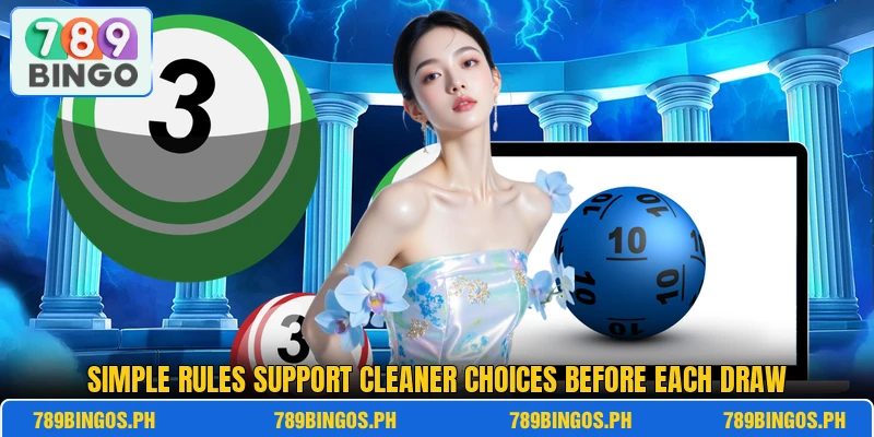 Simple rules support cleaner choices before each draw